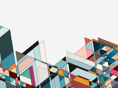 soyut renkli duvar kağıdı, minimal geometrik arkaplan