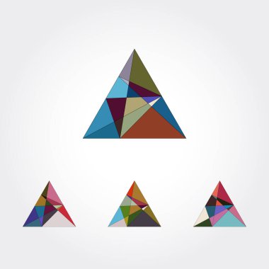 üçgen şekil tasarım ögesi