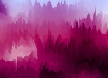 Yaratıcı soyut resim. Arkaplanda canlı fırça darbeleri var. Renkli ve canlı bir illüstrasyon. boyalı sanat.