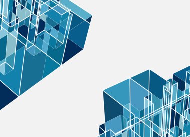 minimal geometrik şekiller, mimari çizgiler