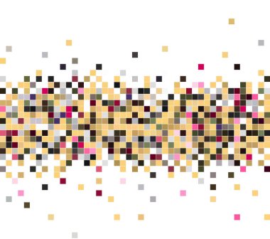 Piksel sanatı. Rastgele çizilmiş vektör çizimi