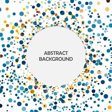 renkli daire tasarımı arkaplanı