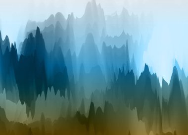 Taranmış Boyalı Soyut Arkaplan. Fırça darbesi ile boyanmış. Sanatsal canlılık ve renkli duvar kağıdı