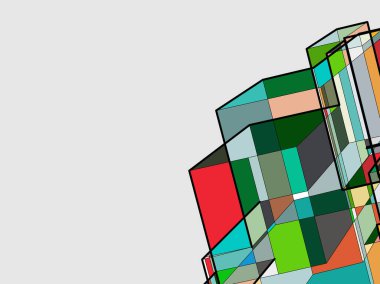 soyut mimari duvar kağıdı, dijital arkaplan