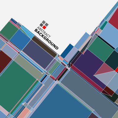 renkli geometrik arka plan tasarlamak