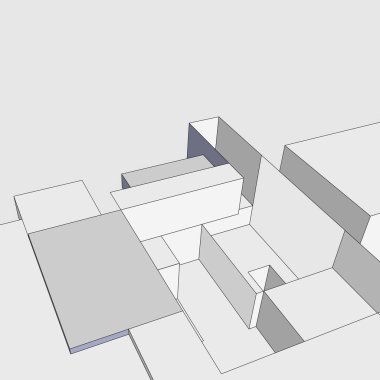 Mimari yapının 3 boyutlu canlandırması