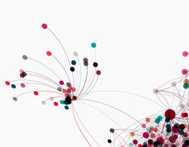 Teknoloji arka planının vektör illüstrasyonu