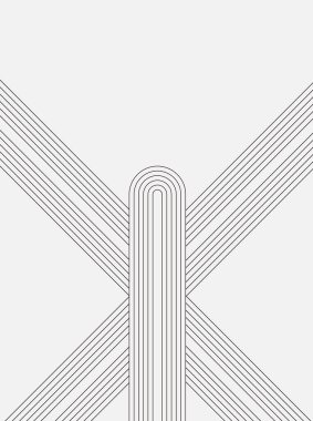 Vektörsüz çizgiler deseni. Modern stil soyut doku. Çizgili elementlerle çizgili geometrik şekiller tekrarlanıyor