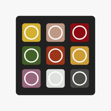 İş ve finans simgesinin vektör illüstrasyonu