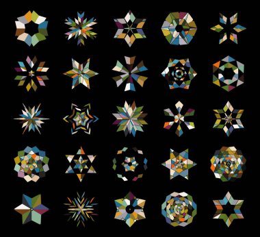 soyut renkli geometrik desen arkaplanı