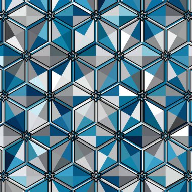 Üçgenlerden oluşan soyut arkaplan