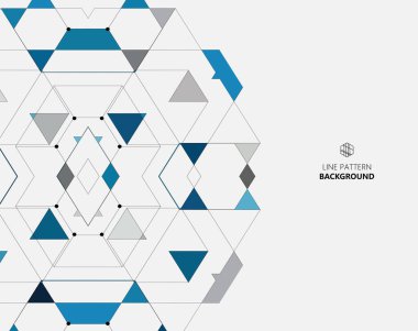 vektör modern soyut geometri deseni.