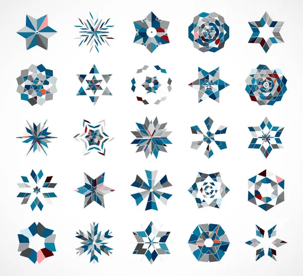 soyut noel simgeleri koleksiyonu.