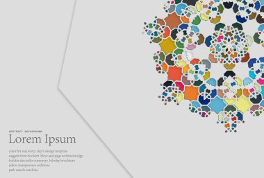 vektör renkli soyut geometrik desen.