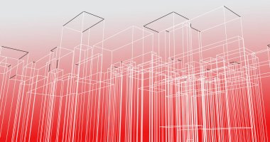 soyut mimari duvar kağıdı, dijital arkaplan