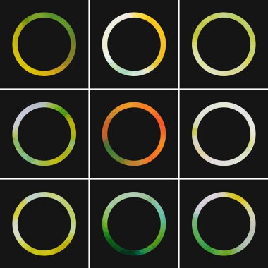 yuvarlak dairenin vektör kümesi.