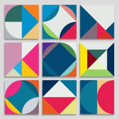 Vektör soyut arkaplan kümesi