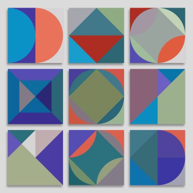 Dört vektör arka planlar kümesi.