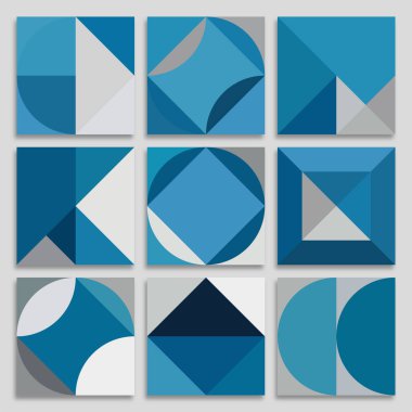 soyut geometrik şablon arkaplan vektörü çizimi