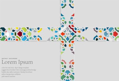 abstract colorful geometric design background