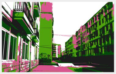 Tasarım için bir arkaplanın vektör illüstrasyonu