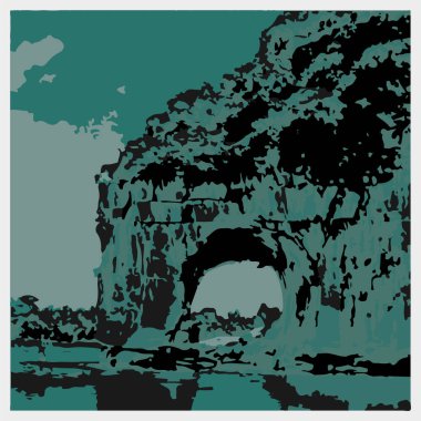 yeşil renk ile soyut arka plan