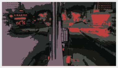 Tasarımınız için bir arkaplanın vektör illüstrasyonu