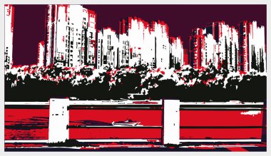 Şehir peyzajı ile yazdırma