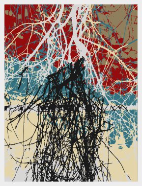 Birçok farklı dokuya sahip soyut arkaplan