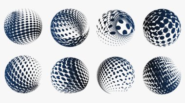 Beyaz zemin üzerinde siyah paskalya yumurtaları, vektör illüstrasyonu