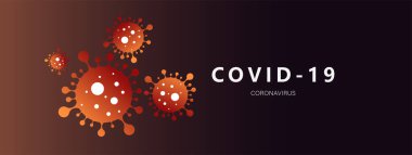 Coronavirus covid - 19. covid - Sağlığınız için 19 vektör tasarımı.