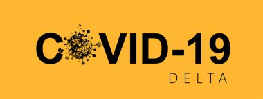 Covid - 19 virüsü. vektör illüstrasyonu