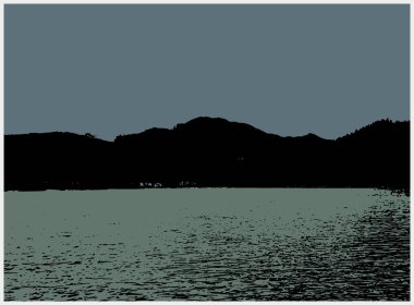 çok güzel ve kullanışlı bir su rengi tasarımı resim çizimi.