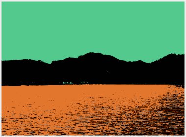 soyut renk vektör sanat çizimi