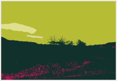 Tasarım için soyut renk arkaplan çizimi