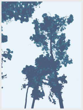 Mavi ve beyaz renklerde soyut arkaplan