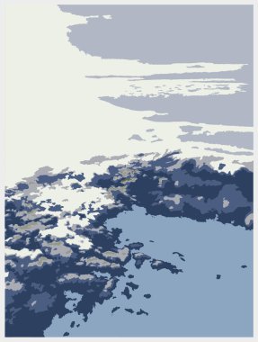 soyut renk tasarımı sanat illüstrasyonu