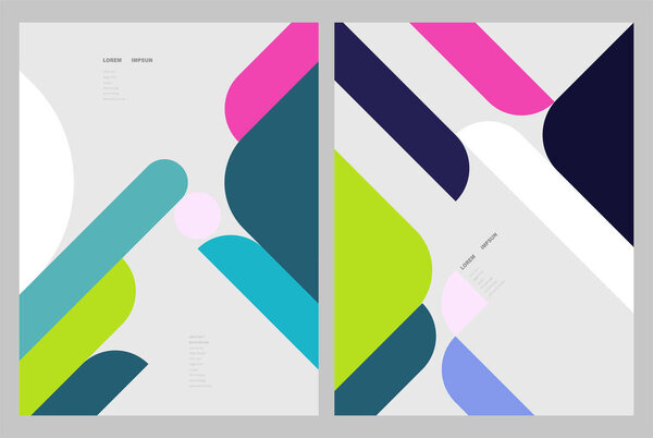 красочные жидкие геометрические формы фона.