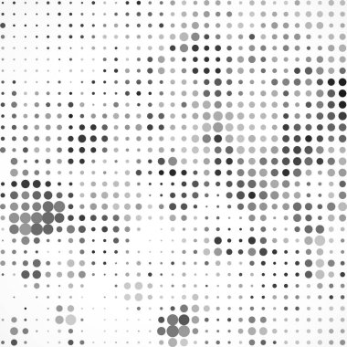 Siyah beyaz arka plan. Yarım tonlu noktalar.