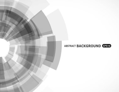 Siyah renk gradyanı olan soyut beyaz arkaplan tasarımı