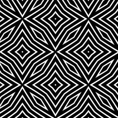 kesintisiz tek renkli geometrik desen tasarım