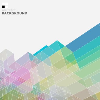 Modern geometrik vektör arka plan