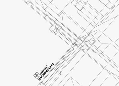 Gri çizgileri ve noktaları olan soyut duvar kağıdı