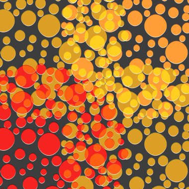 Farklı çemberlere sahip soyut arkaplan