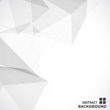 Üçgen çokgenlerin soyut geometrik arkaplanı. vektör illüstrasyonu