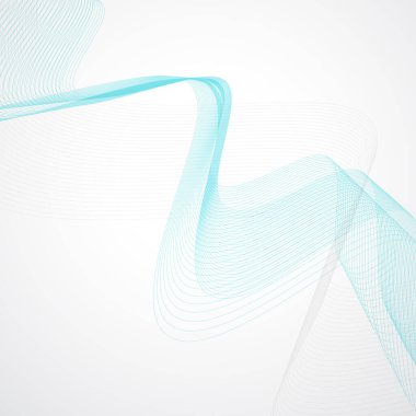 Soyut vektör dalgası. 10 saniye..