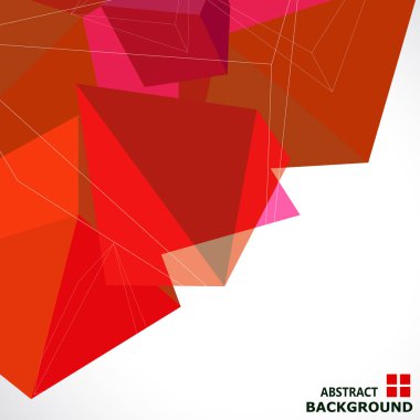 üçgen soyut geometrik arkaplan, vektör illüstrasyonu