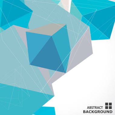 Üçgen geometrik arka plan