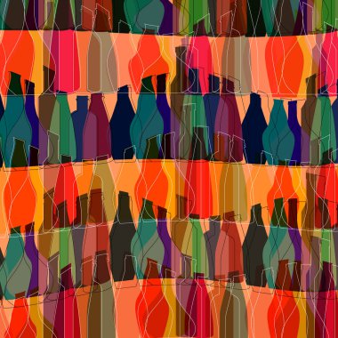 Şarap kadehi ile Seamless Modeli