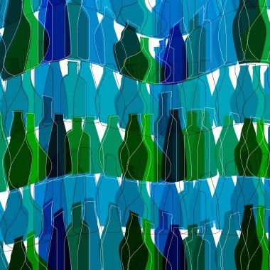 Şarap şişeleriyle kusursuz bir arkaplan